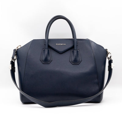 Antigona Medium Night Blue Leather
