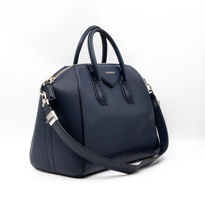 Antigona Medium Night Blue Leather