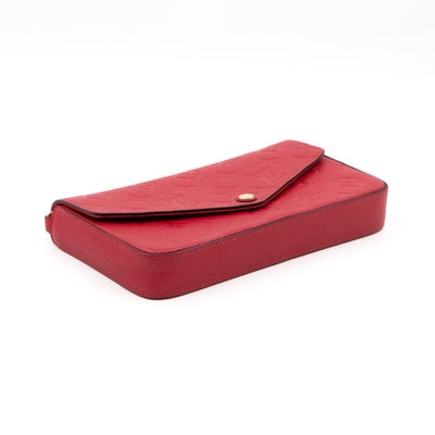 Pochette Felicie Monogram Empreinte Scarlet