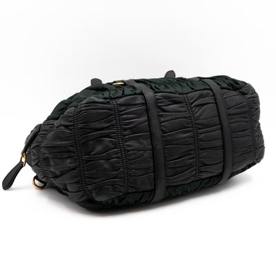 Gaufre Tote Green Tessuto Nylon