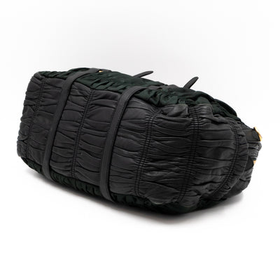 Gaufre Tote Green Tessuto Nylon