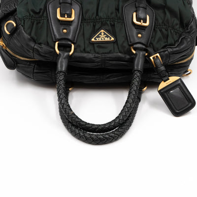 Gaufre Tote Green Tessuto Nylon