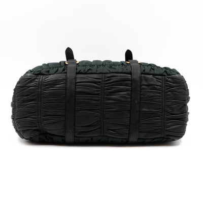 Gaufre Tote Green Tessuto Nylon