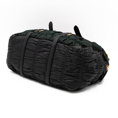 Gaufre Tote Green Tessuto Nylon