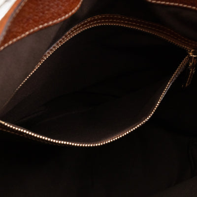 Horsebit Hobo Brown Suede Leather