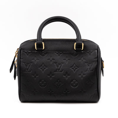 Speedy 20 Bandouliere Monogram Empreinte Black