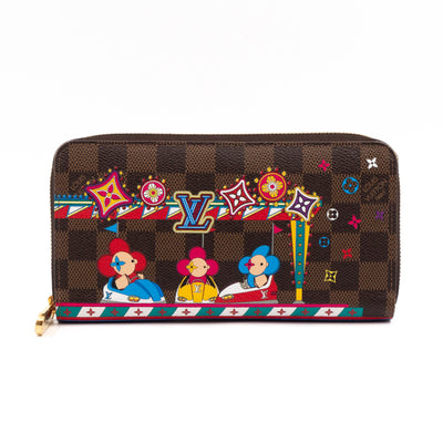 Zippy Wallet Damier Ebene Vivienne Amusement Park
