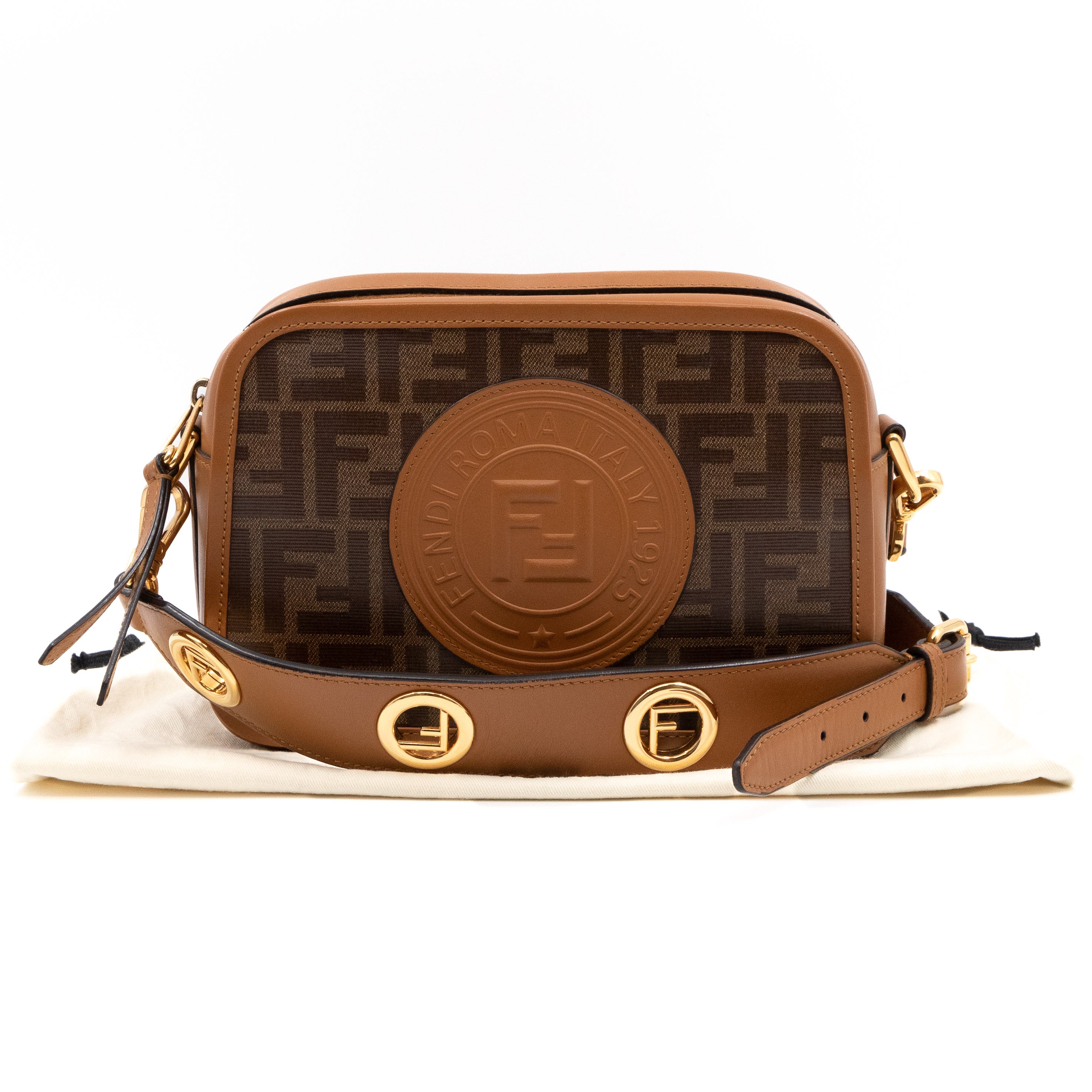 Camera Bag Monogram Zucca FF Brown