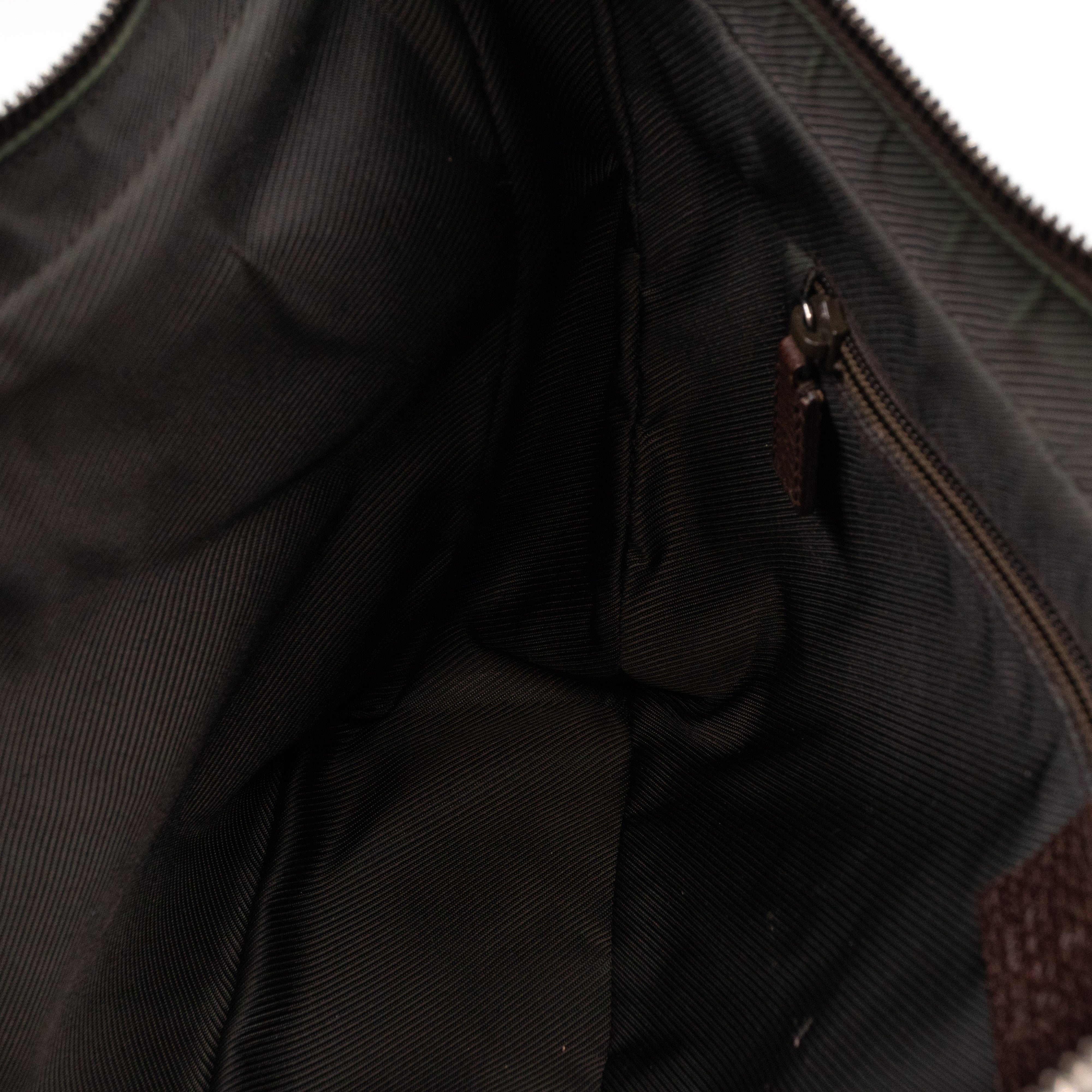 Saddle Zip Messenger Bag Medium GG Canvas