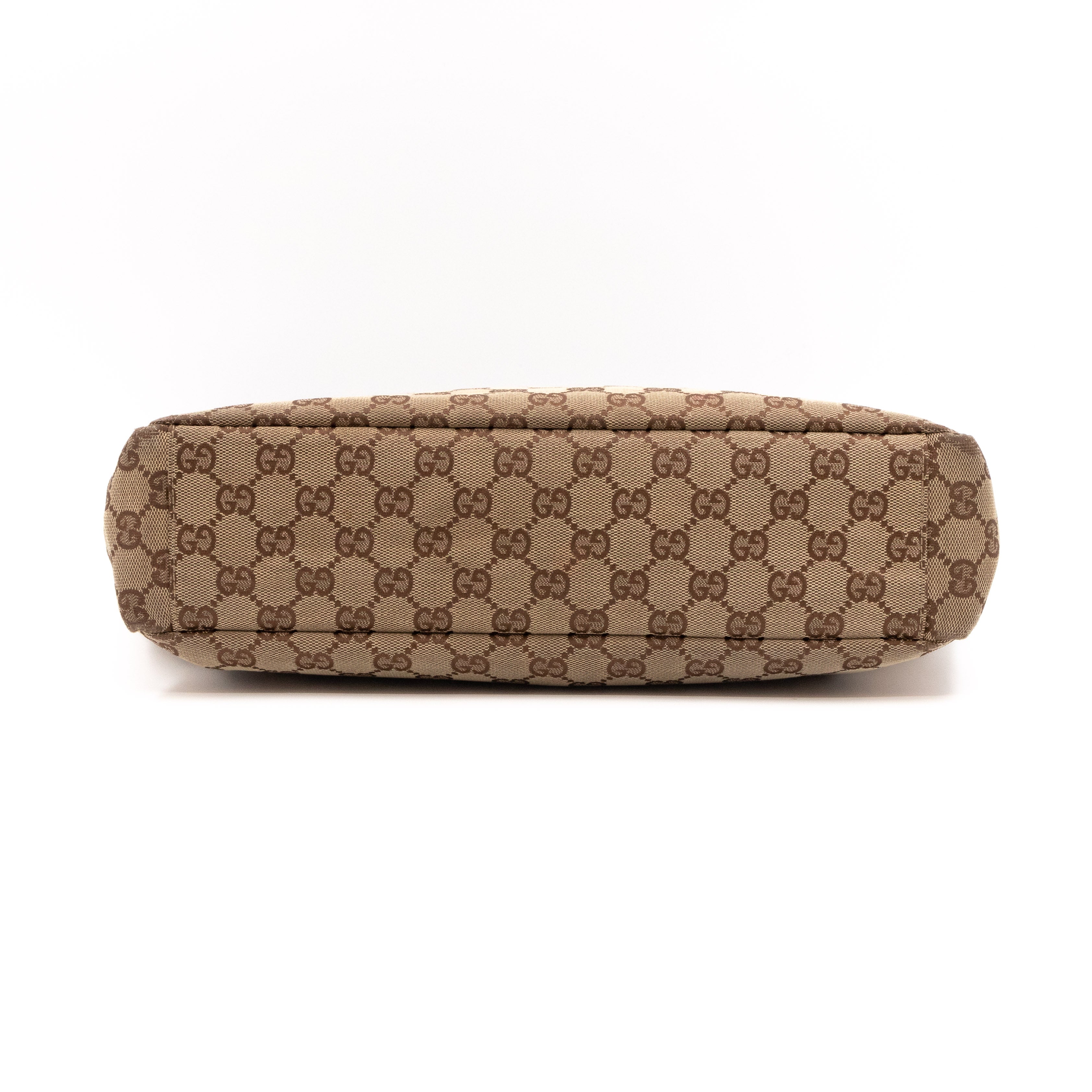 Saddle Zip Messenger Bag Medium GG Canvas