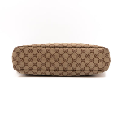 Saddle Zip Messenger Bag Medium GG Canvas