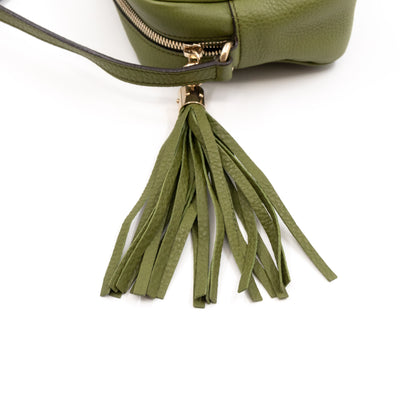 Disco Soho Avocado Green Leather