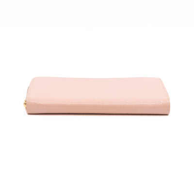 Zippy Wallet Vernis Rose Angelique