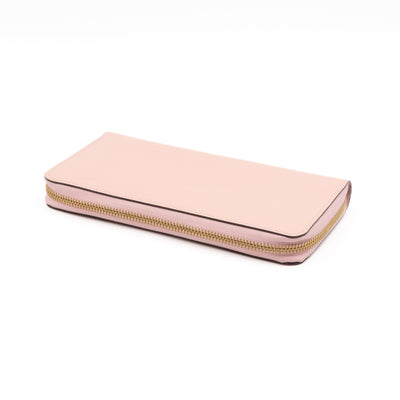 Zippy Wallet Vernis Rose Angelique