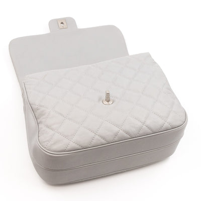 Classic Flap Urban Companion Bag Grey Caviar Silver