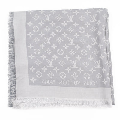 Monogram Shine Shawl Glacier