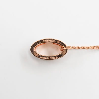 Pop H Necklace Black Rose Gold