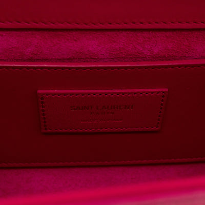 Kate Medium Tassel Pink Leather