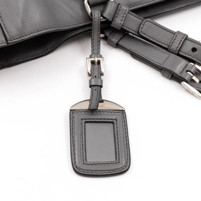 Shopping Tote Grey Soft Calfskin