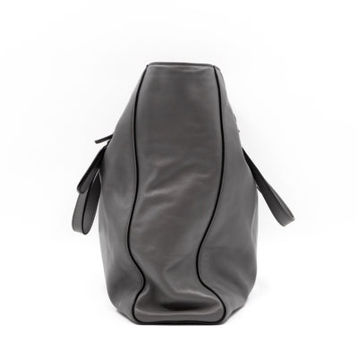 Shopping Tote Grey Soft Calfskin