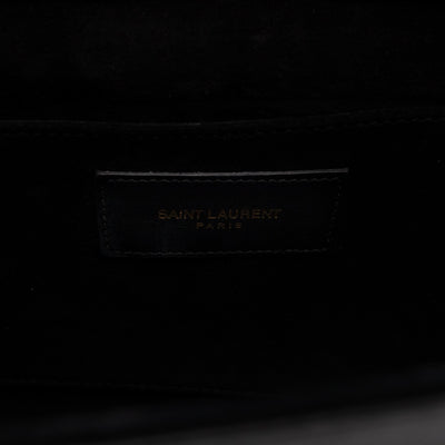 Chyc Clutch Black Leather