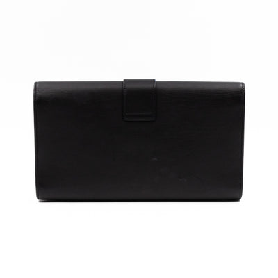 Chyc Clutch Black Leather