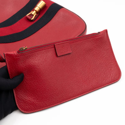 Jackie Hobo Bag Red Leather