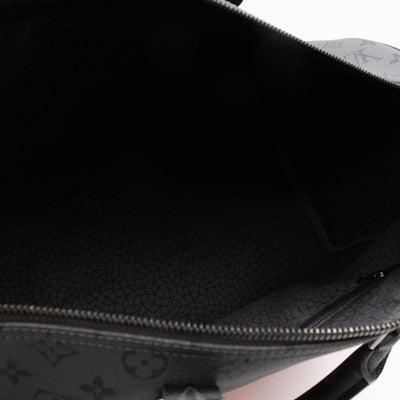 Keepall 45 Bandouliere LV x YK Monogram Eclipse Reverse Pumpkin