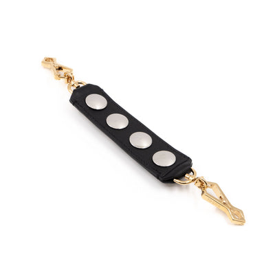 Blondie Medium Top Handle Bag Black Leather