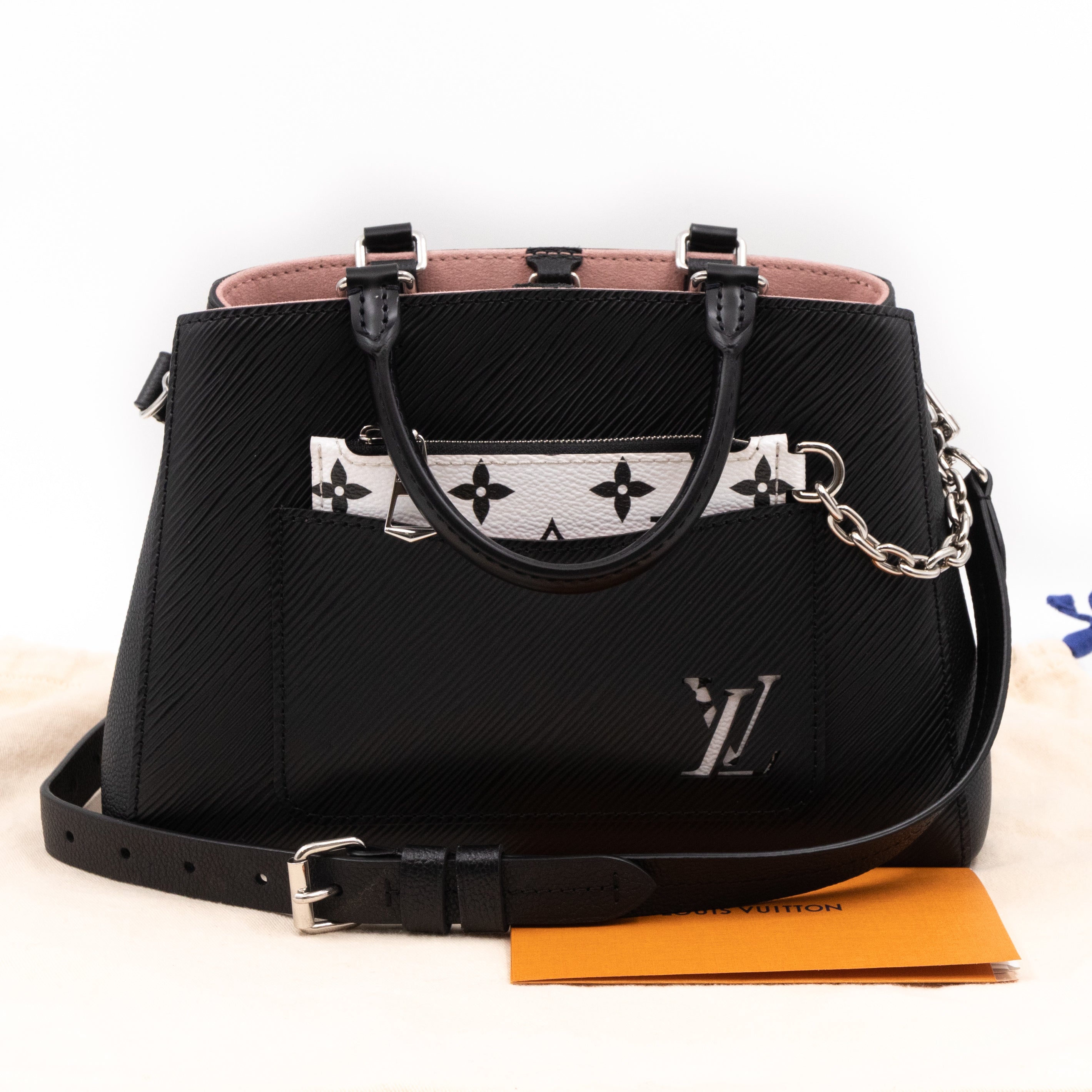 Marelle BB Tote Bag Epi Leather Black
