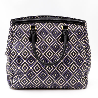 Tote Bag Diamond Print Leather