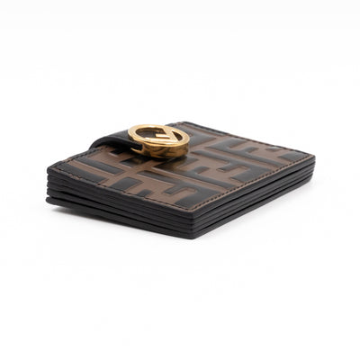 Expandable Card Holder FF Brown Leather