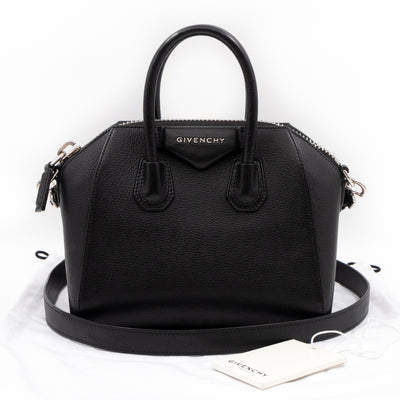 Antigona Mini Black Leather
