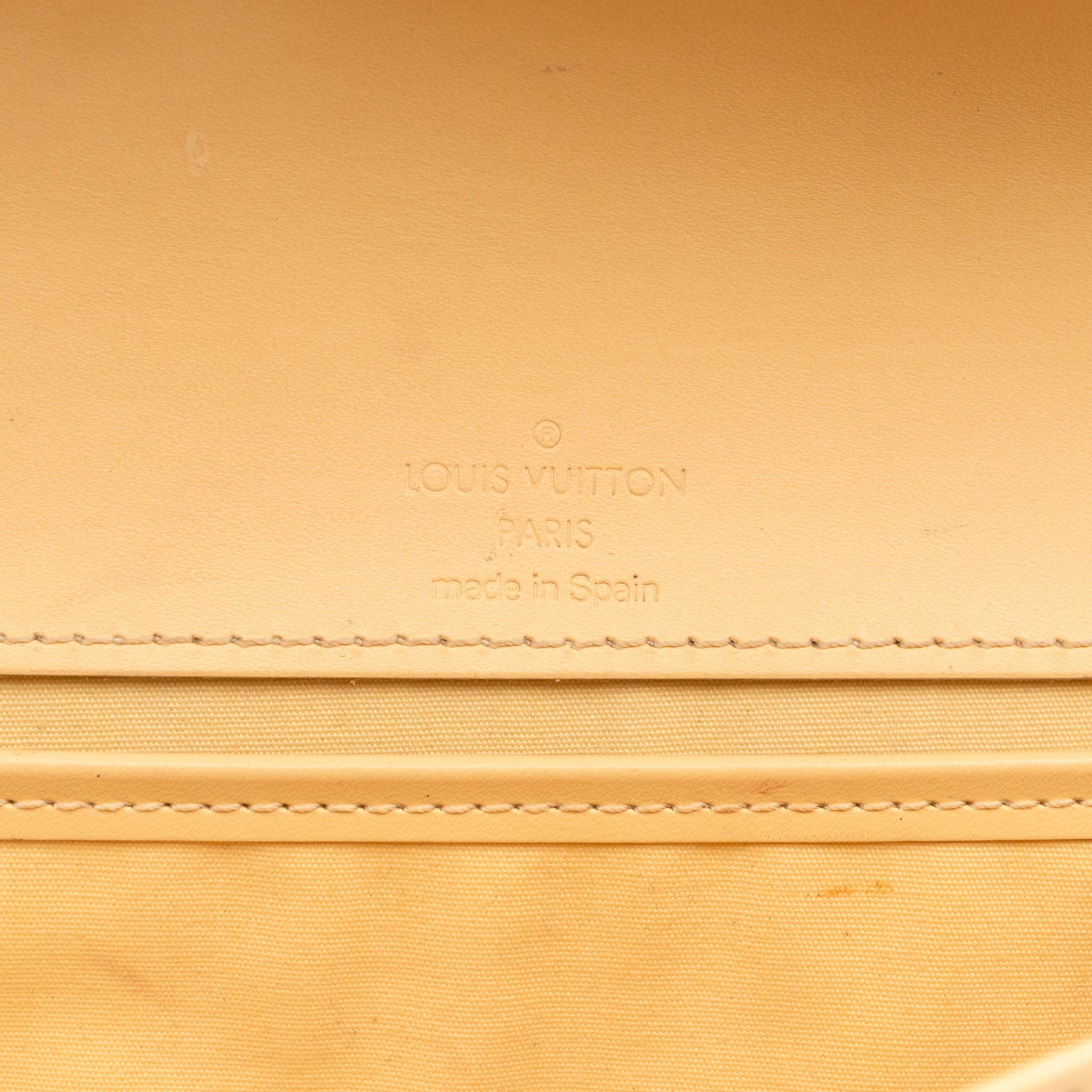 Honfleur Pochette Epi Leather Vanilla