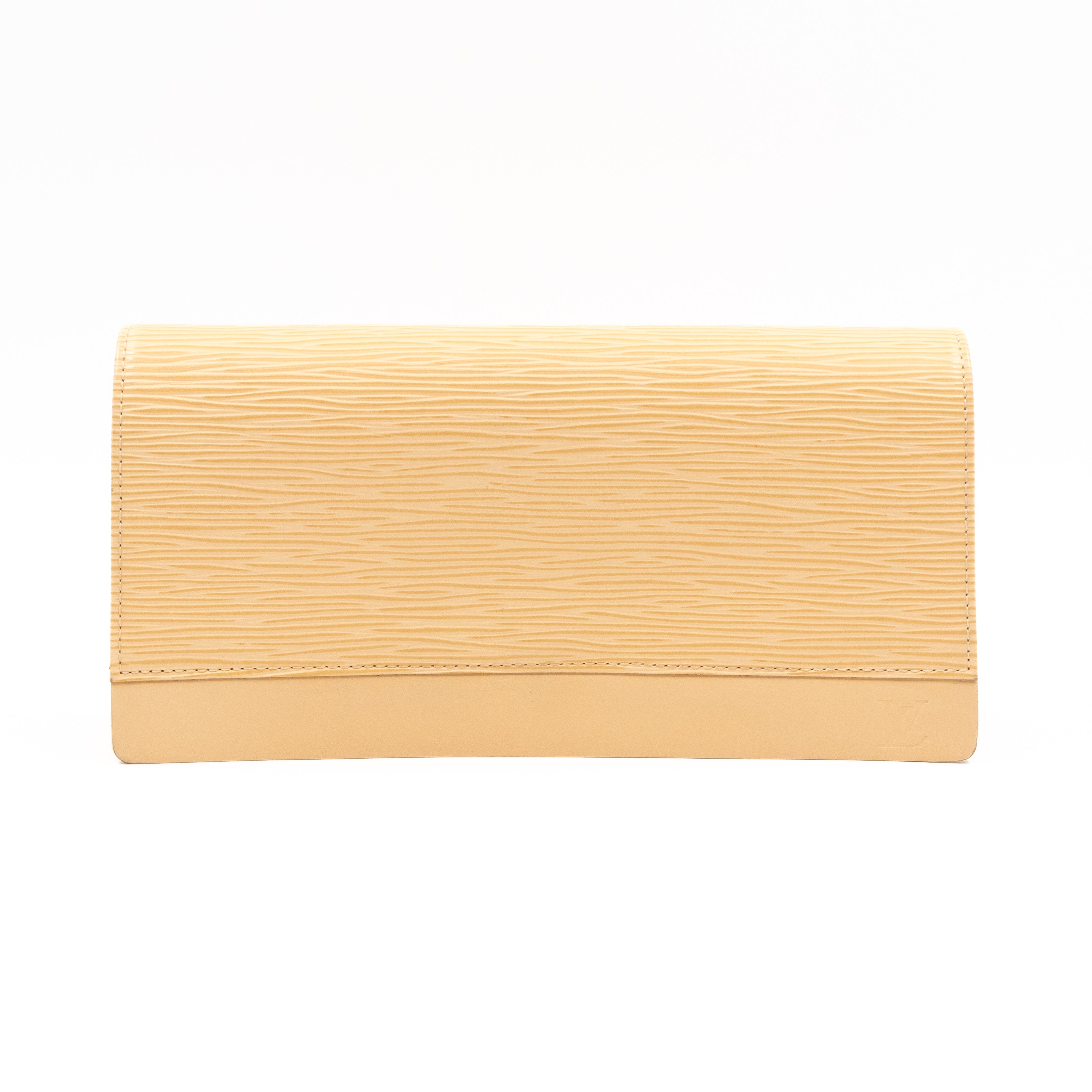 Honfleur Pochette Epi Leather Vanilla