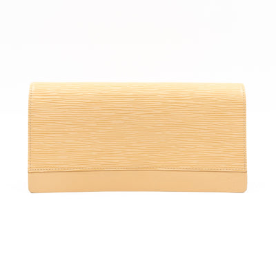 Honfleur Pochette Epi Leather Vanilla
