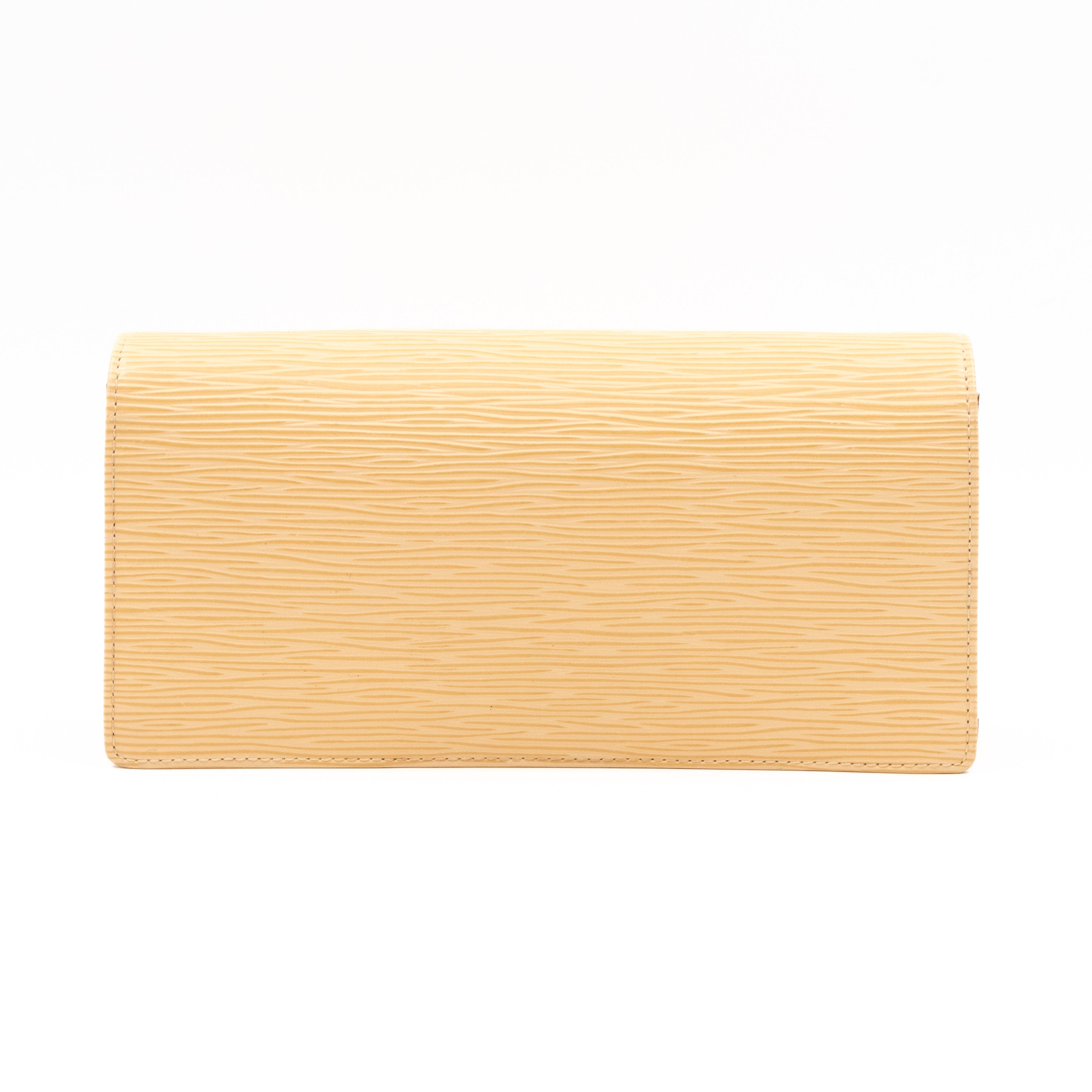 Honfleur Pochette Epi Leather Vanilla