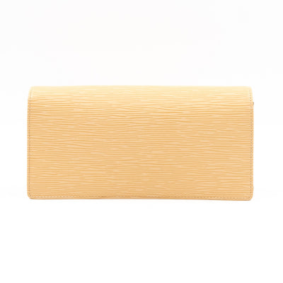 Honfleur Pochette Epi Leather Vanilla