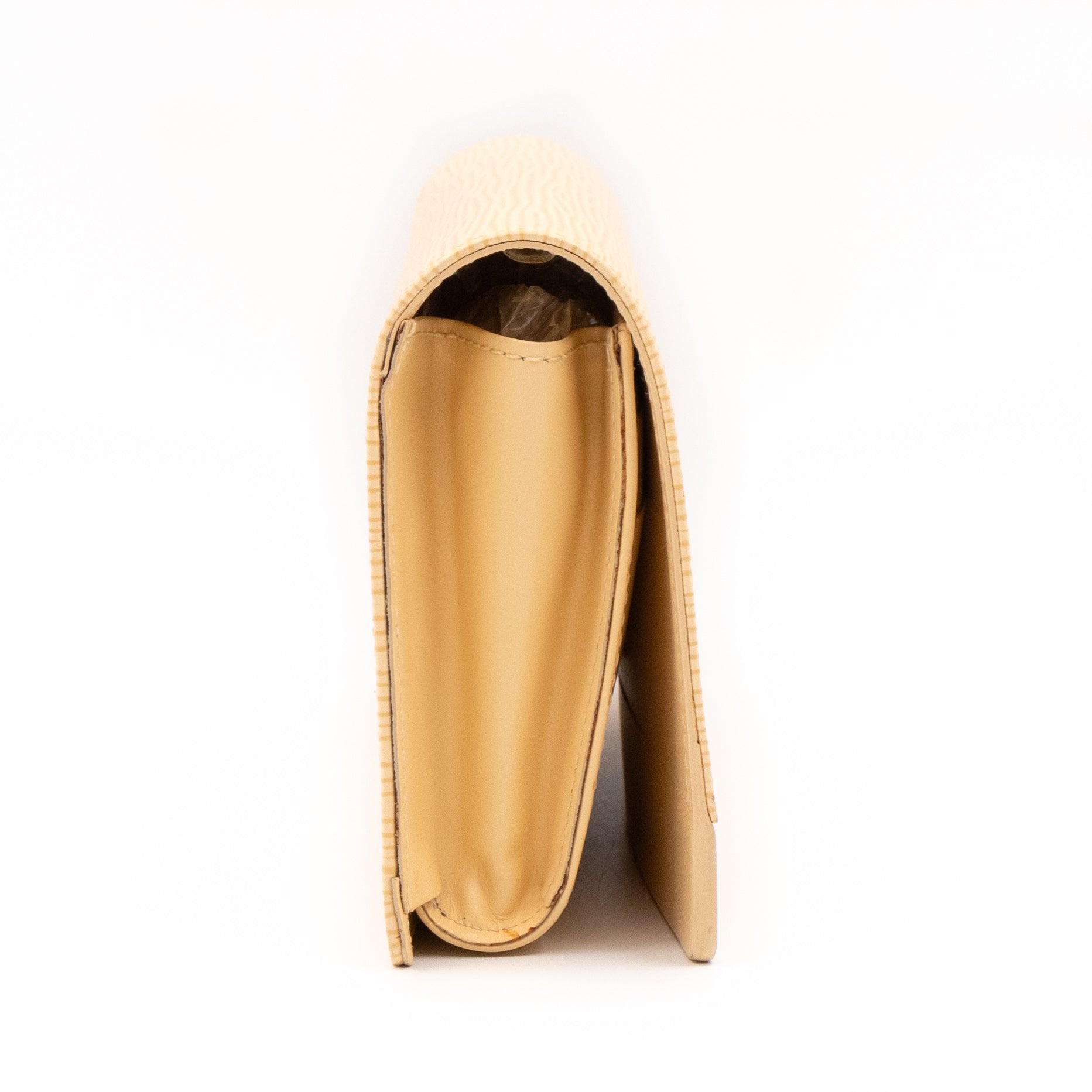 Honfleur Pochette Epi Leather Vanilla