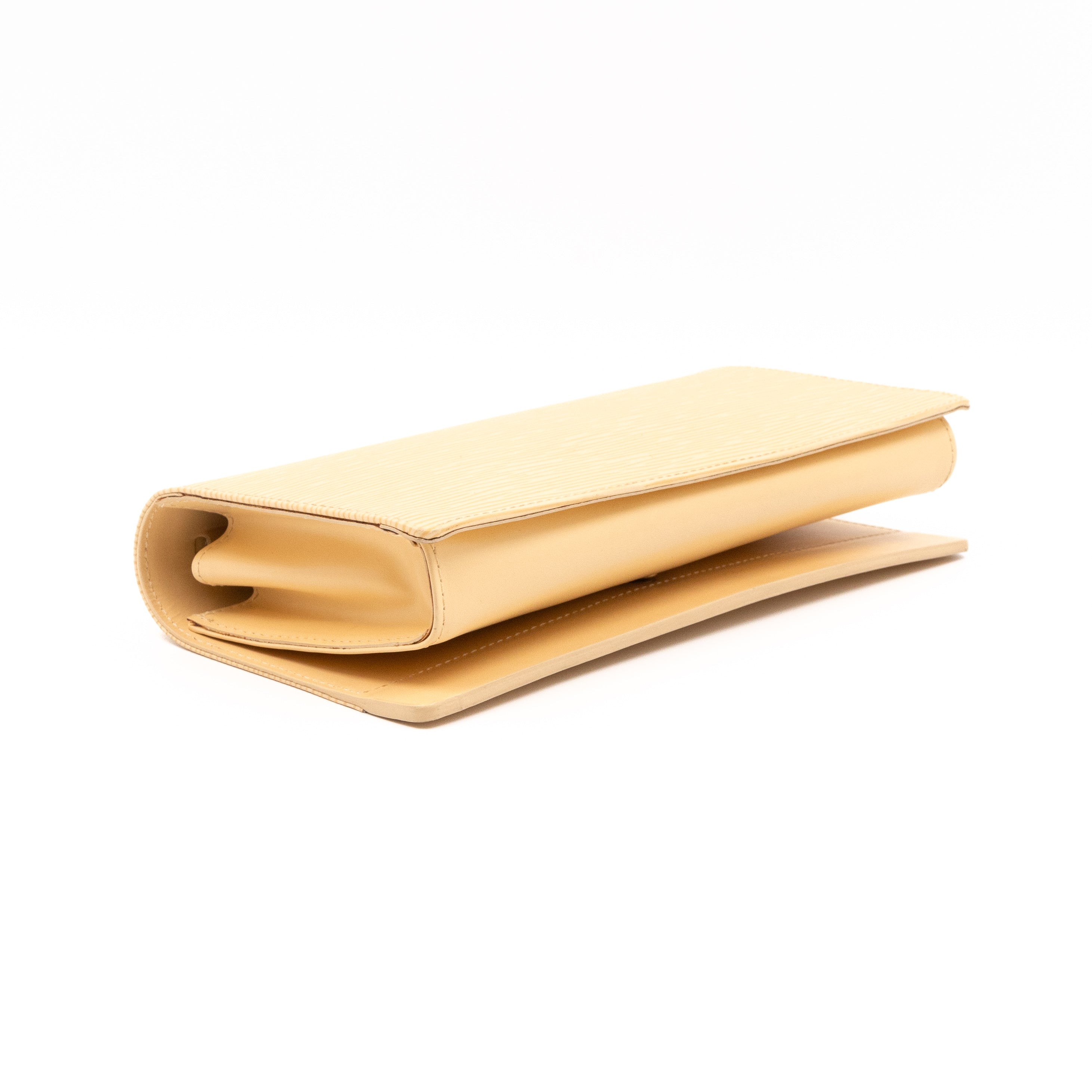 Honfleur Pochette Epi Leather Vanilla