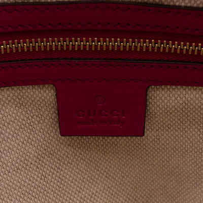 Soho Two Way Tote Crushed Patent Leather Fuchsia