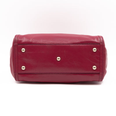 Soho Two Way Tote Crushed Patent Leather Fuchsia