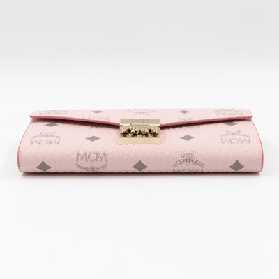 Tracy Chain Wallet Monogram Pink Leather
