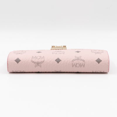 Tracy Chain Wallet Monogram Pink Leather