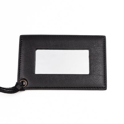 Classic City AJ Bag Logo Strap Black Leather