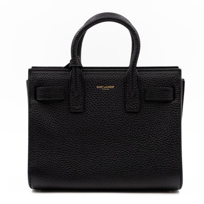 Sac de Jour Nano Black Leather