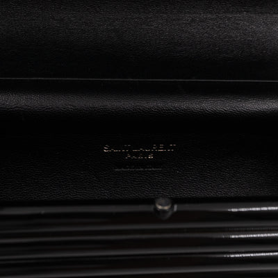 Opium Plexiglass Tassel Minaudiere Black