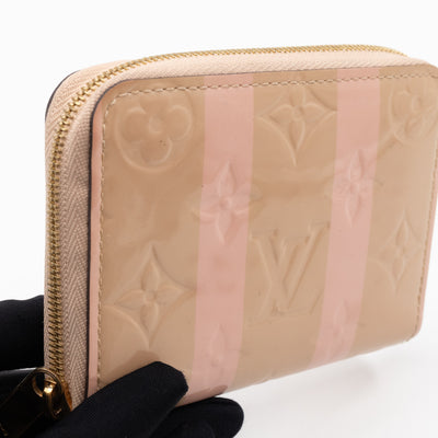 Zippy Coin Purse Vernis Rayures Dune