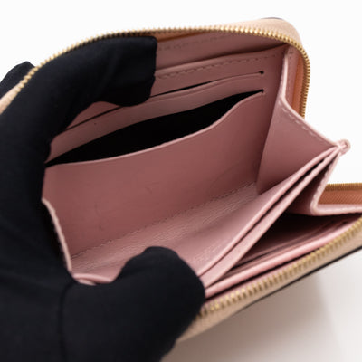 Zippy Coin Purse Vernis Rayures Dune