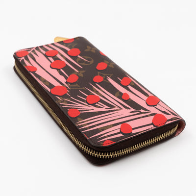 Zippy Wallet Monogram Jungle Dots